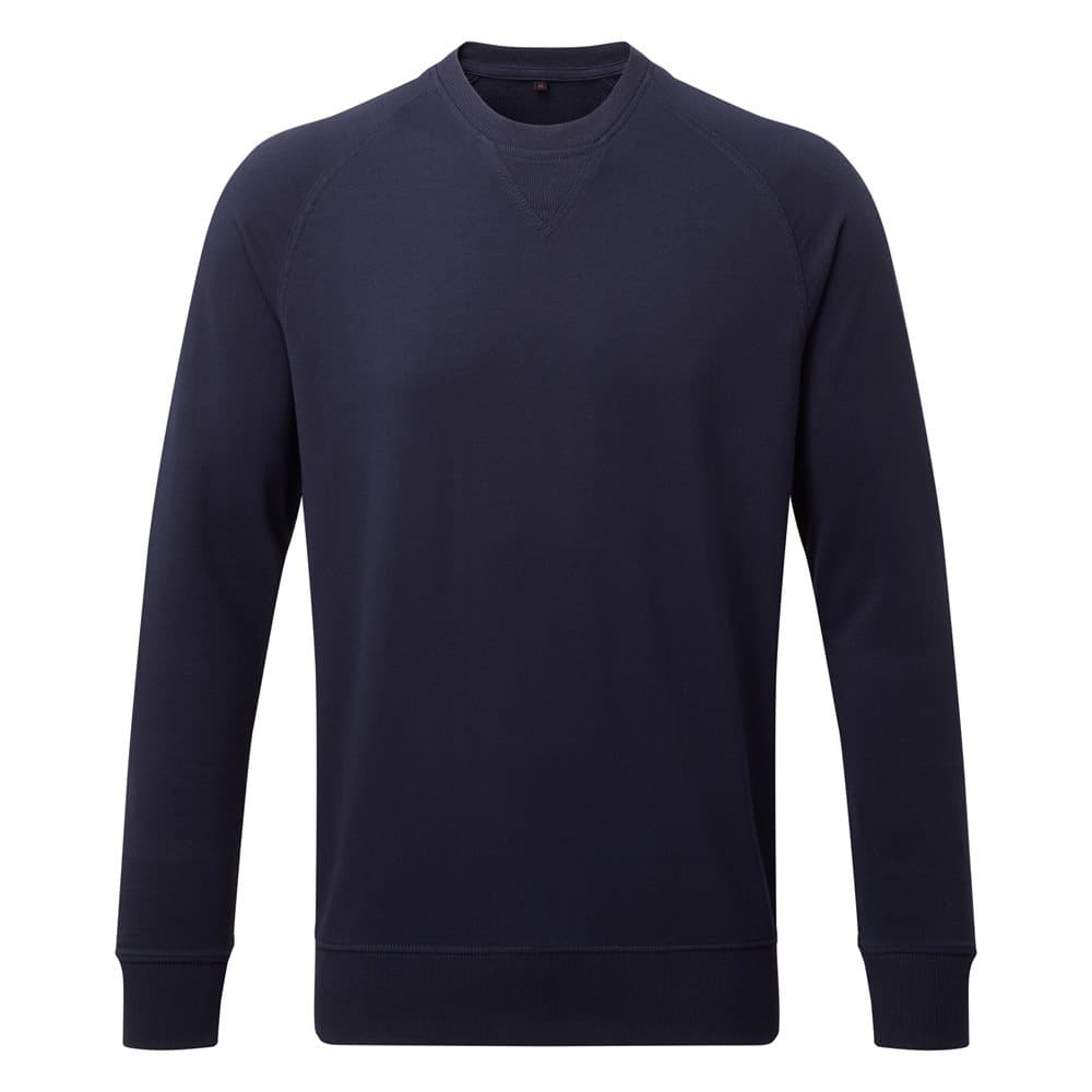 Asquith & Fox Mens Coastal Vintage Wash Loop Back Sweatshirt