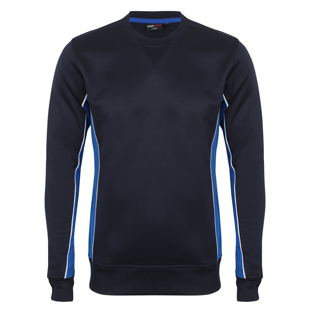Finden & Hales Mens Quick Drying Crew Neck Sweatshirt