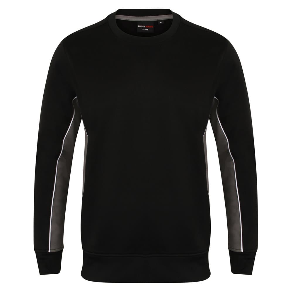 Finden & Hales Mens Quick Drying Crew Neck Sweatshirt