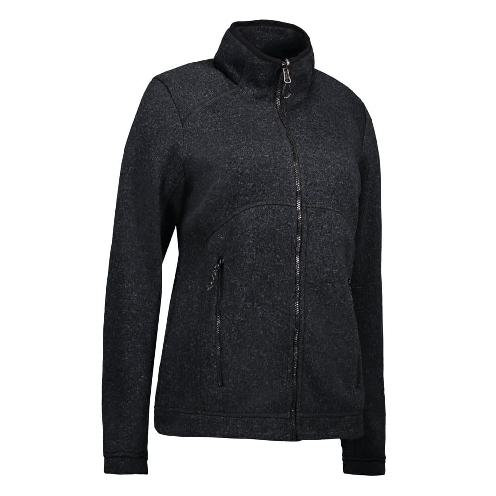 ID Ladies ZipNMix Melange Fleece