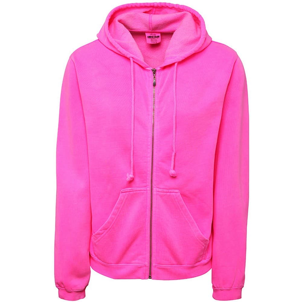 Comfort Colors Womens/Ladies Full Zip Hooded Sweatshirt