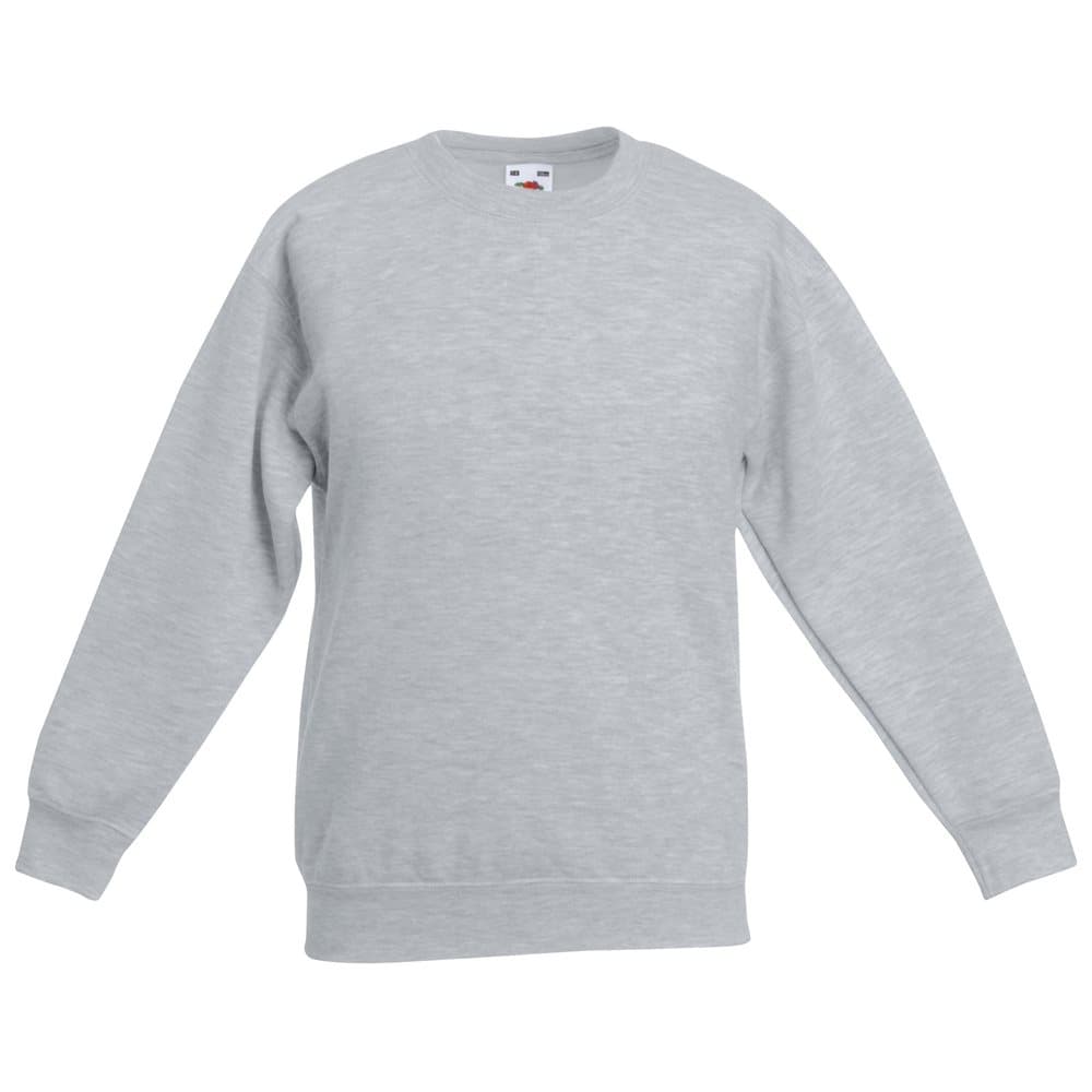 Fruit Of The Loom Childrens Unisex Set In Sleeve Sweatshirt (Pack of 2)