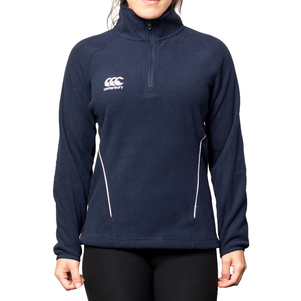 Canterbury Kvinnor / damer Team Zip Neck Micro Fleece