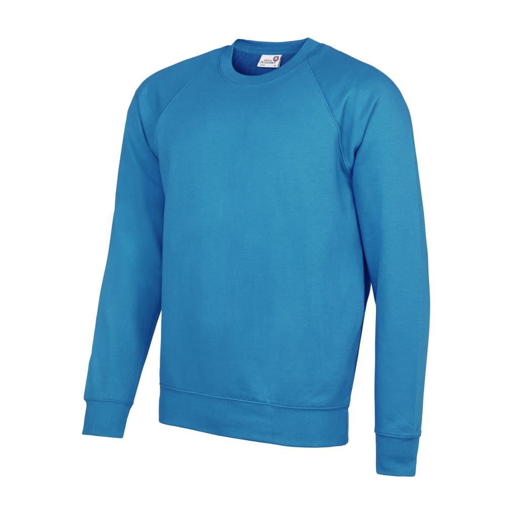 AWDis Academy Mens Crew Neck Raglan Sweatshirt