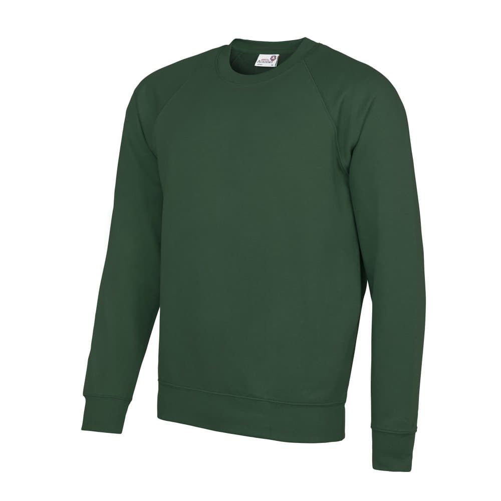 AWDis Academy Mens Crew Neck Raglan Sweatshirt