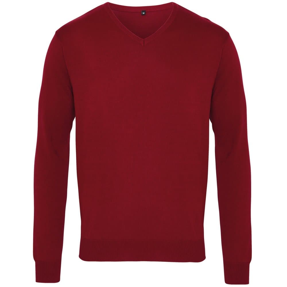 Premier Mens V-Neck Knitted Sweater