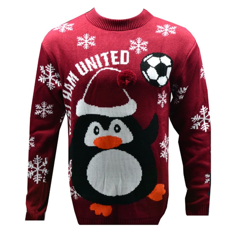 West Ham United FC Novelty Christmas Jumper