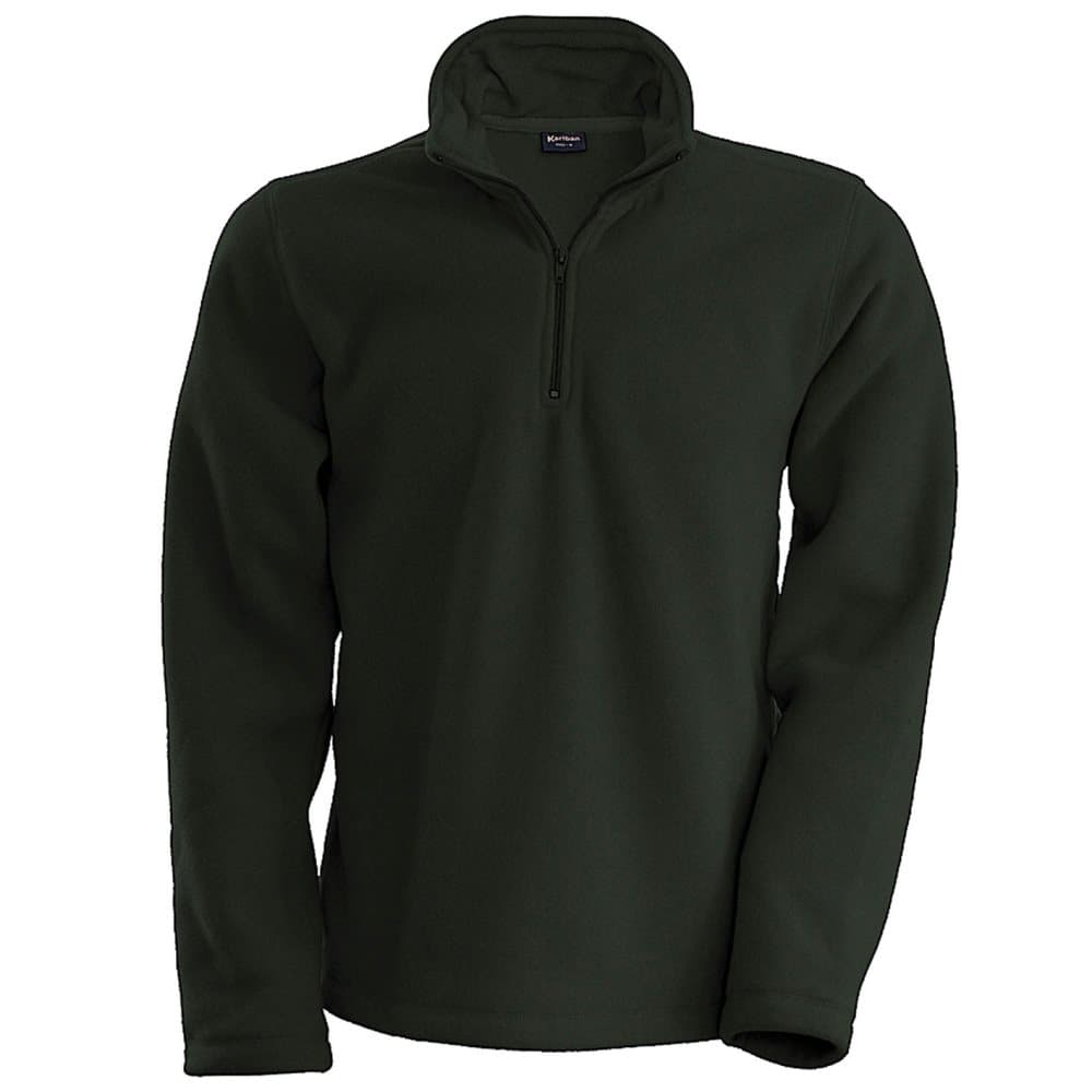 Kariban Mens Enzo 1/4 Zip Fleece Top