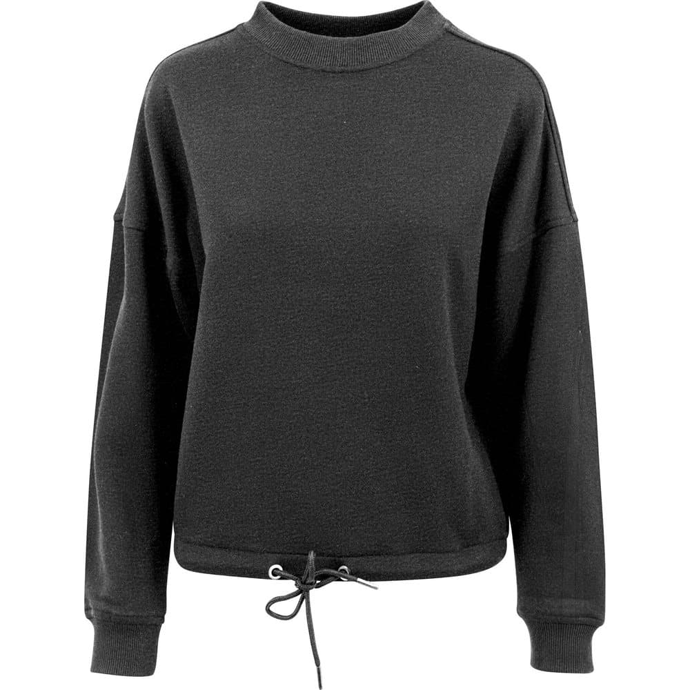 Build Your Brand Kvinnors / damer överdimensionerad tröja med Crew Neck