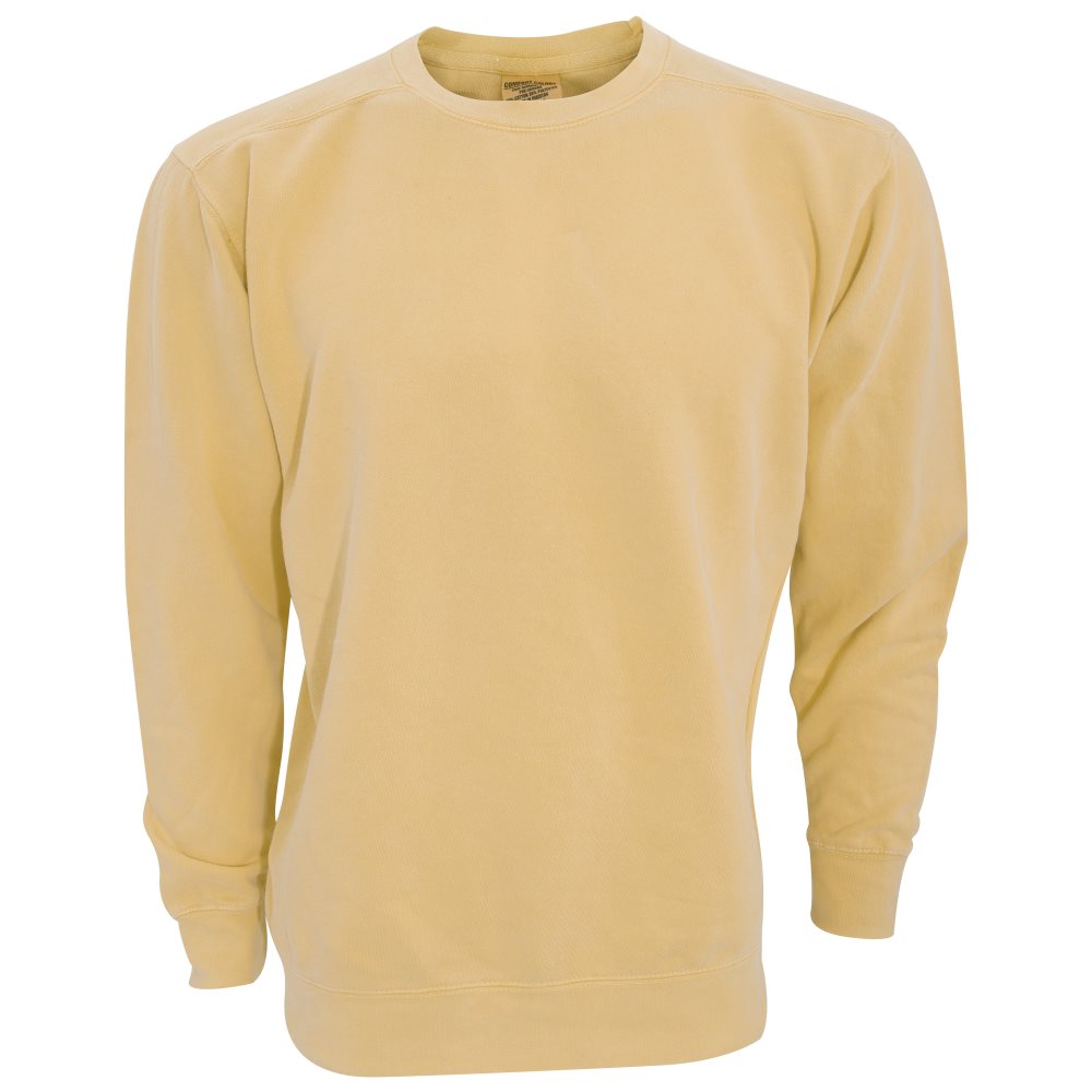 butter comfort colors crewneck sweatshirt