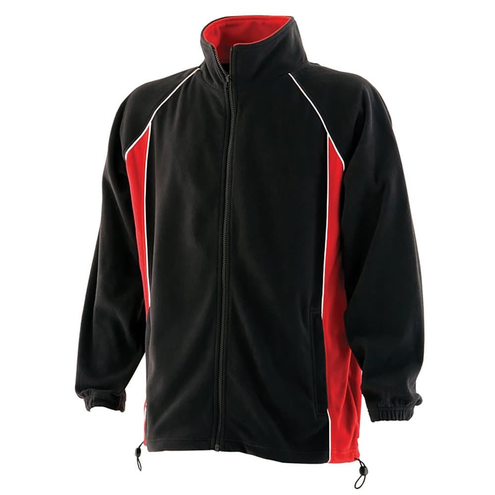 Finden & Hales Mens Piped Anti-Pill Microfleece Jacket
