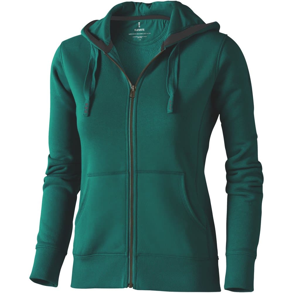 Elevate Womens/Ladies Arora Hooded Full Zip Sweater