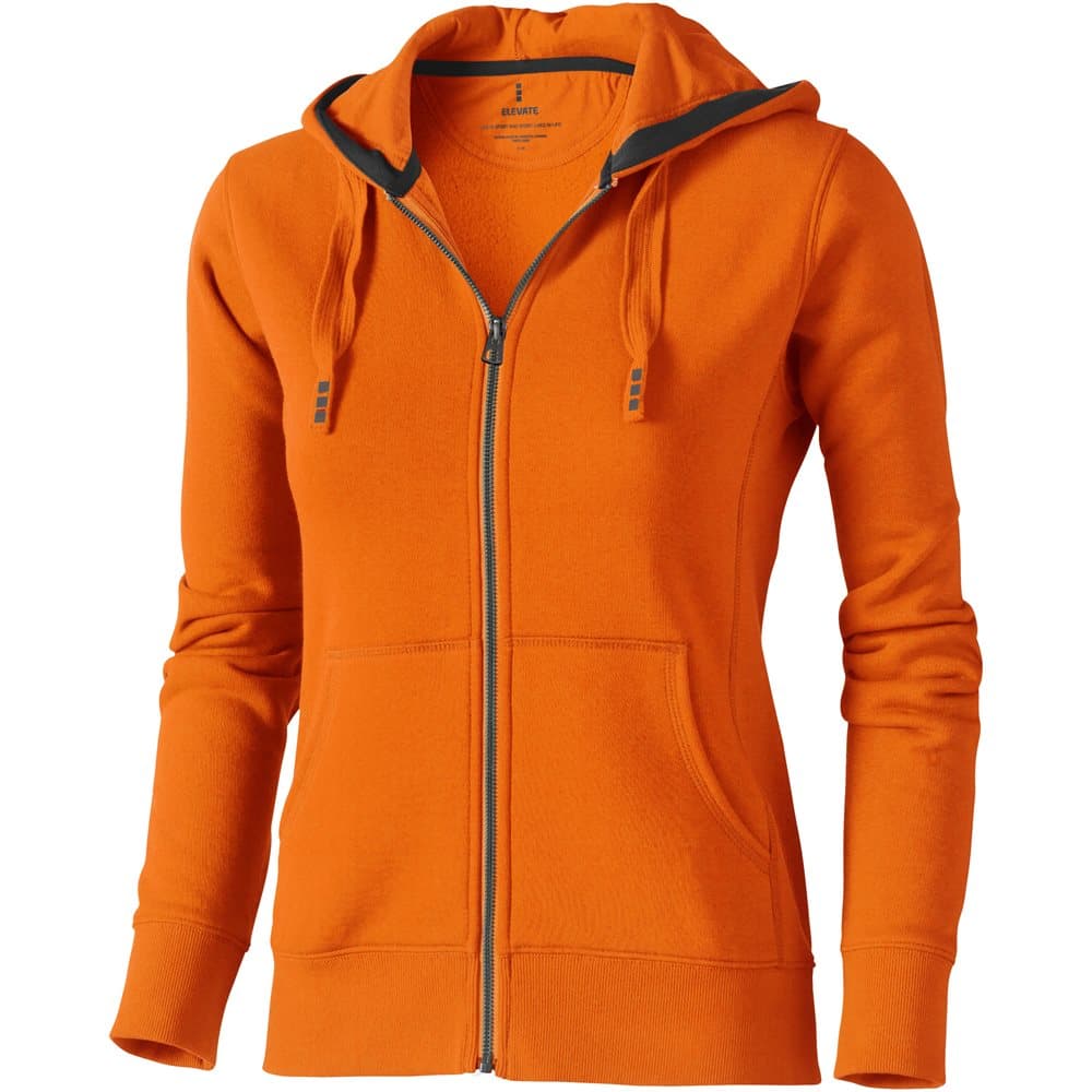 Elevate Womens/Ladies Arora Hooded Full Zip Sweater