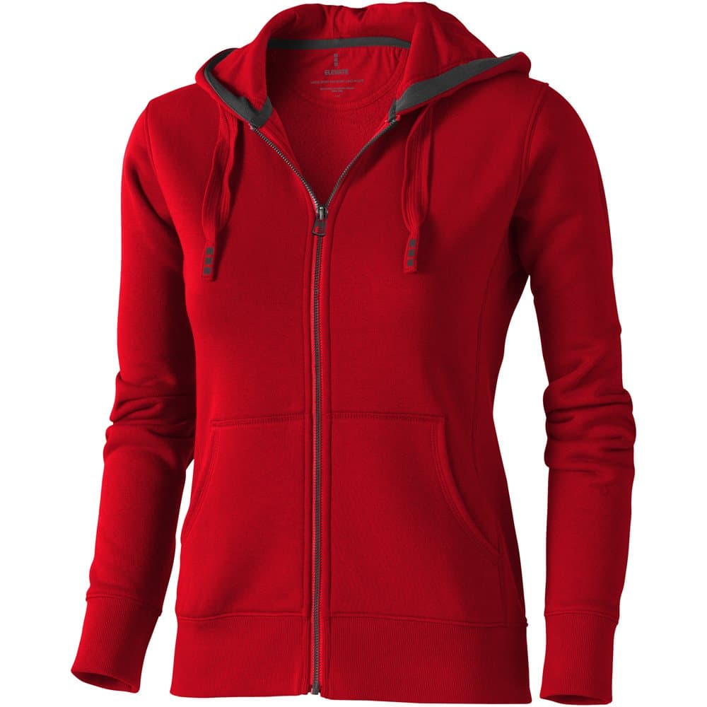 Elevate Dam / Arora Sweater med huva med full dragkedja