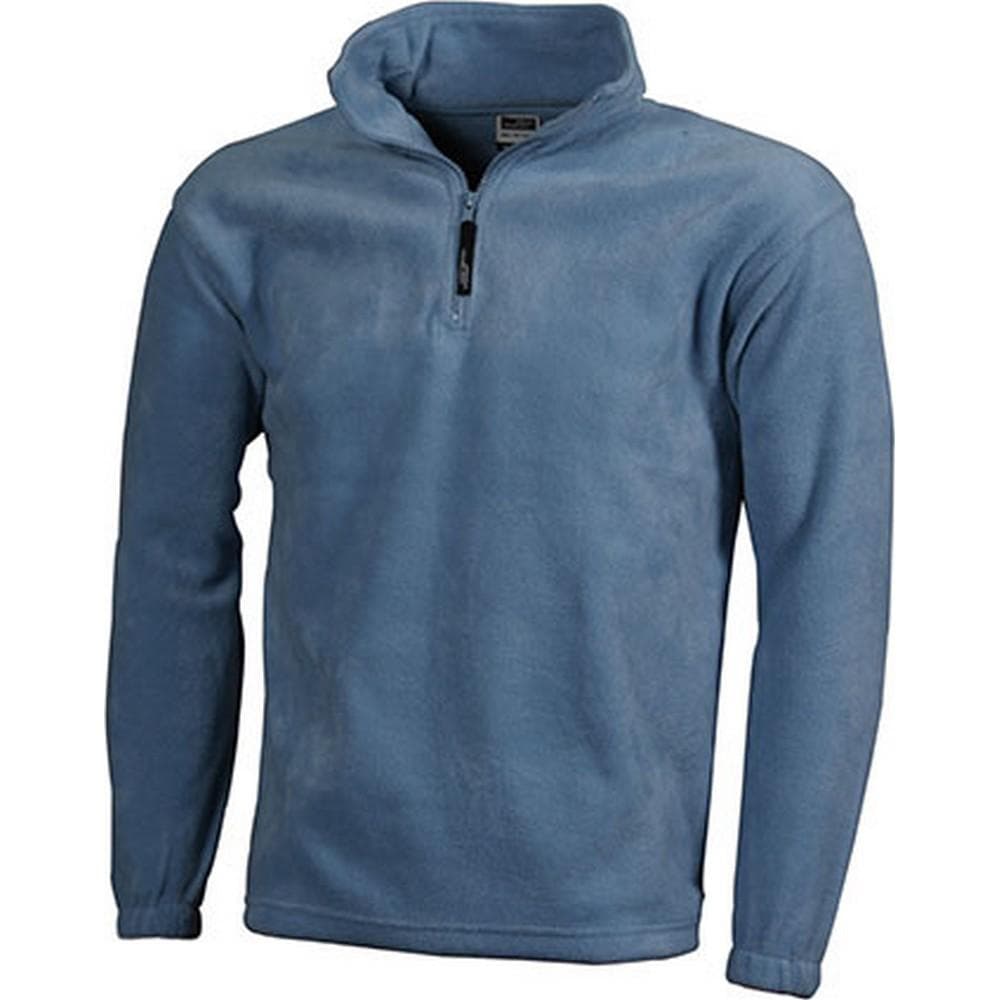 James and Nicholson Unisex Half-Zip Fleece