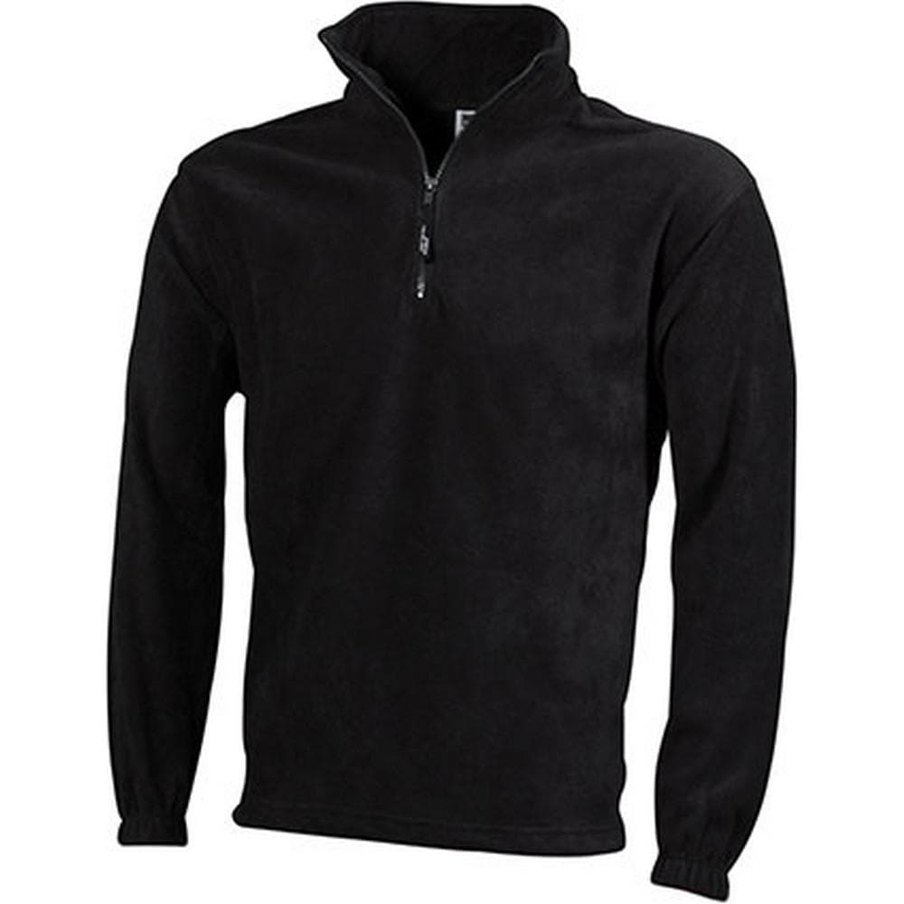 James and Nicholson Unisex Half-Zip Fleece