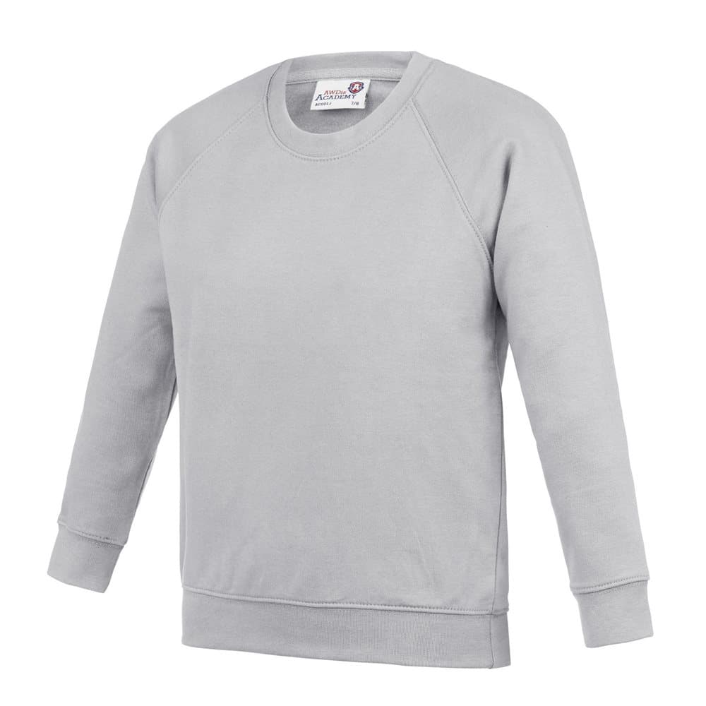 AWDis Academy Childrens/Kids Crew Neck Raglan School Sweatshirt
