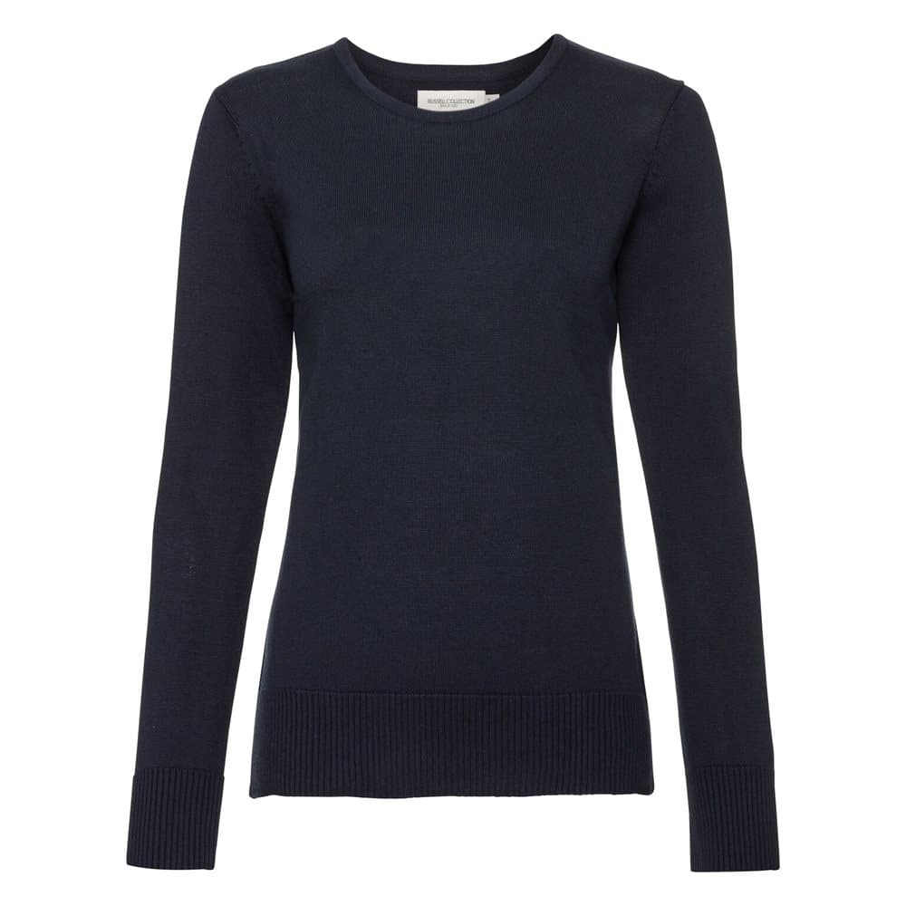 Russell Womens/Ladies Cotton Acrylic Crew Neck Sweater