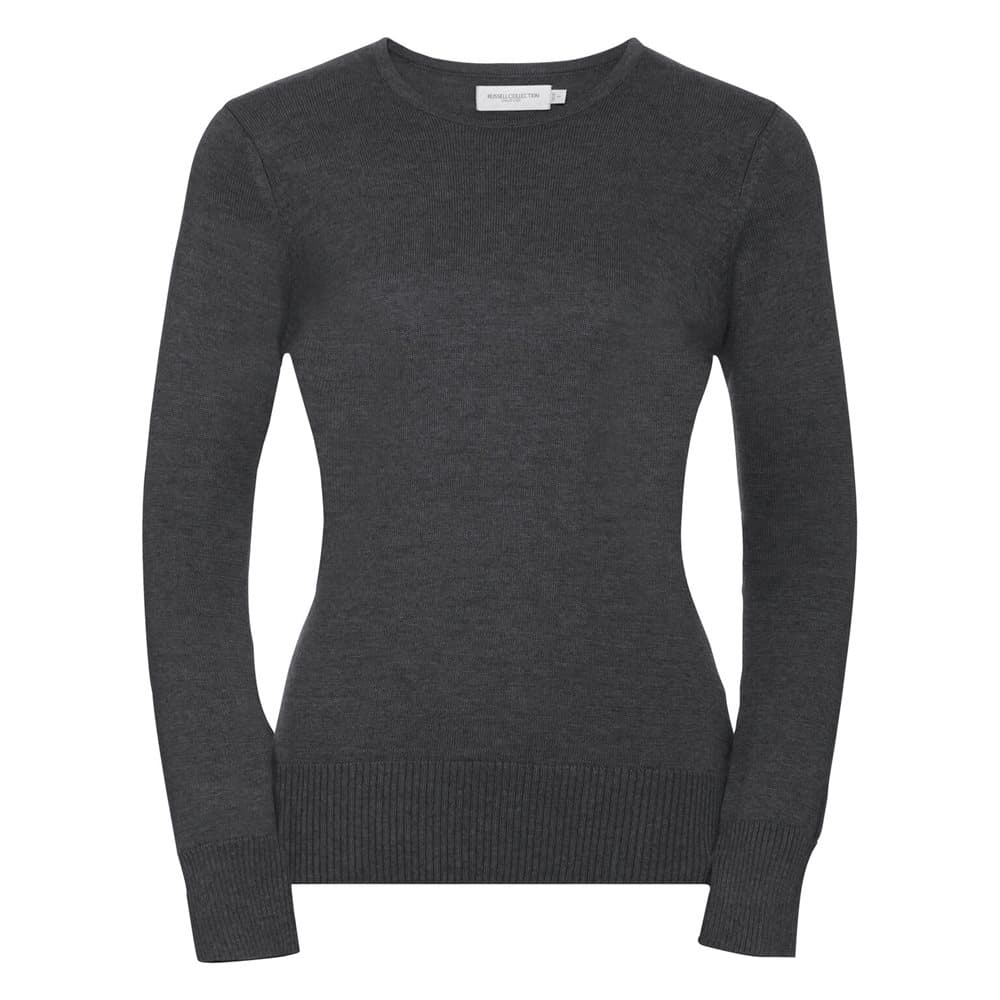 Russell Womens/Ladies Cotton Acrylic Crew Neck Sweater