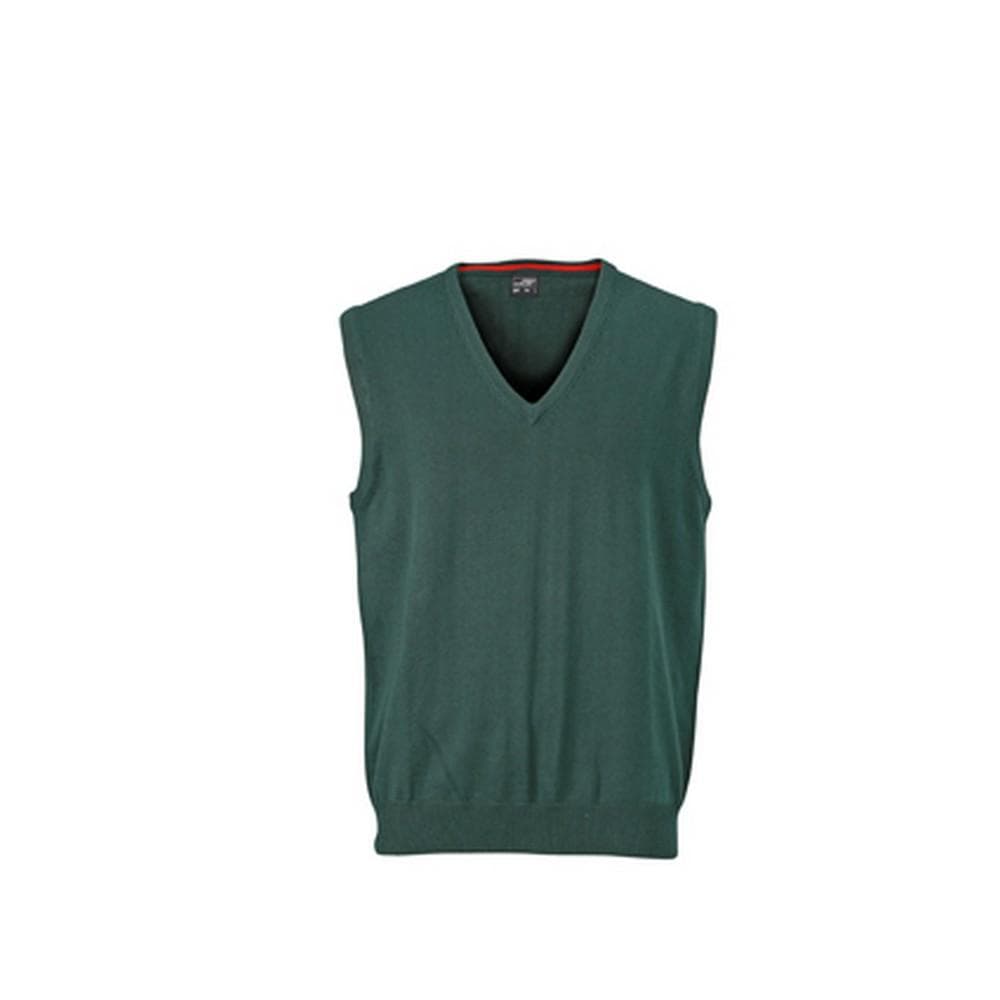 James And Nicholson Mens V-Neck Sweater Vest