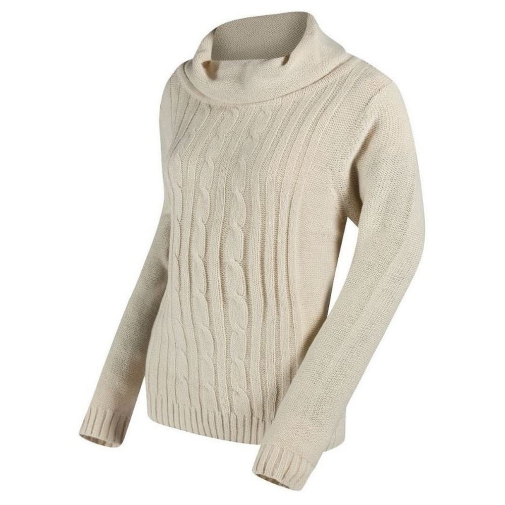 Regatta Stora utomhus kvinnor / damer Karlee Cowl Neck kabel stickad tröja
