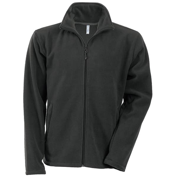 Kariban Falco Full Zip Anti Pill Fleece Jacket för män med full dragkedja