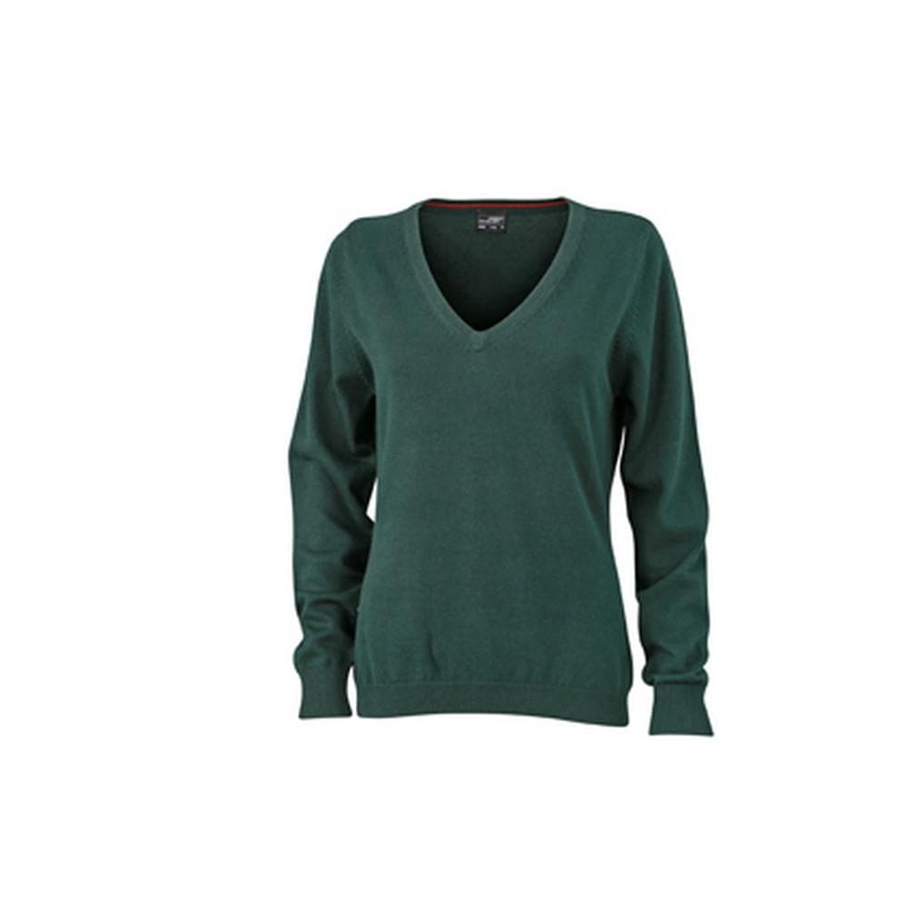 James and Nicholson Womens/Ladies V-Neck Pullover