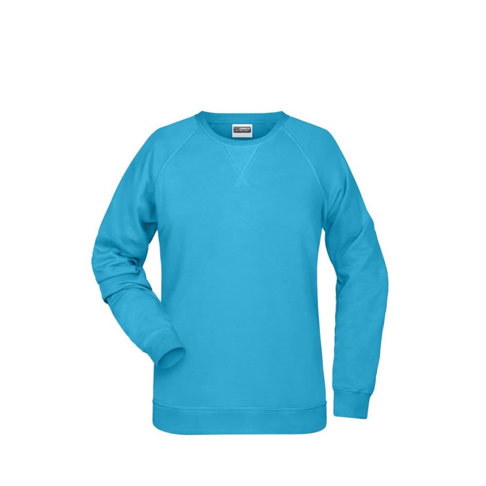 James and Nicholson Womens/Ladies Raglan Long Sleeved Sweatshirt