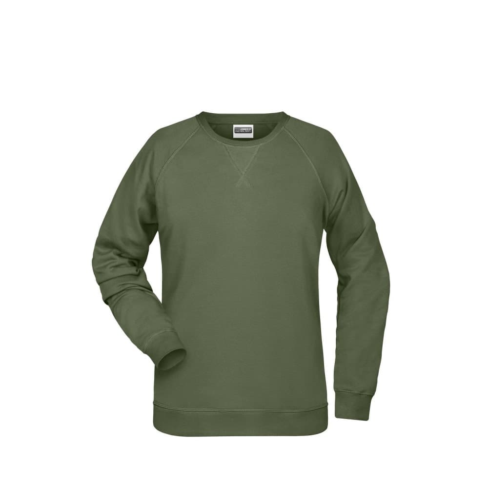 James and Nicholson Womens/Ladies Raglan Long Sleeved Sweatshirt