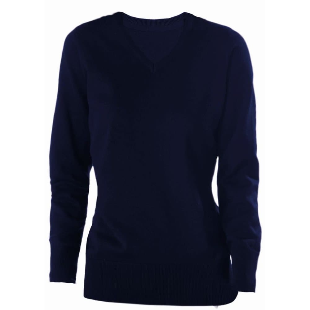 Kariban Womens/Ladies Cotton Acrylic V Neck Sweater