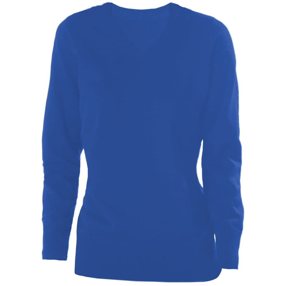 Kariban Womens/Ladies Cotton Acrylic V Neck Sweater