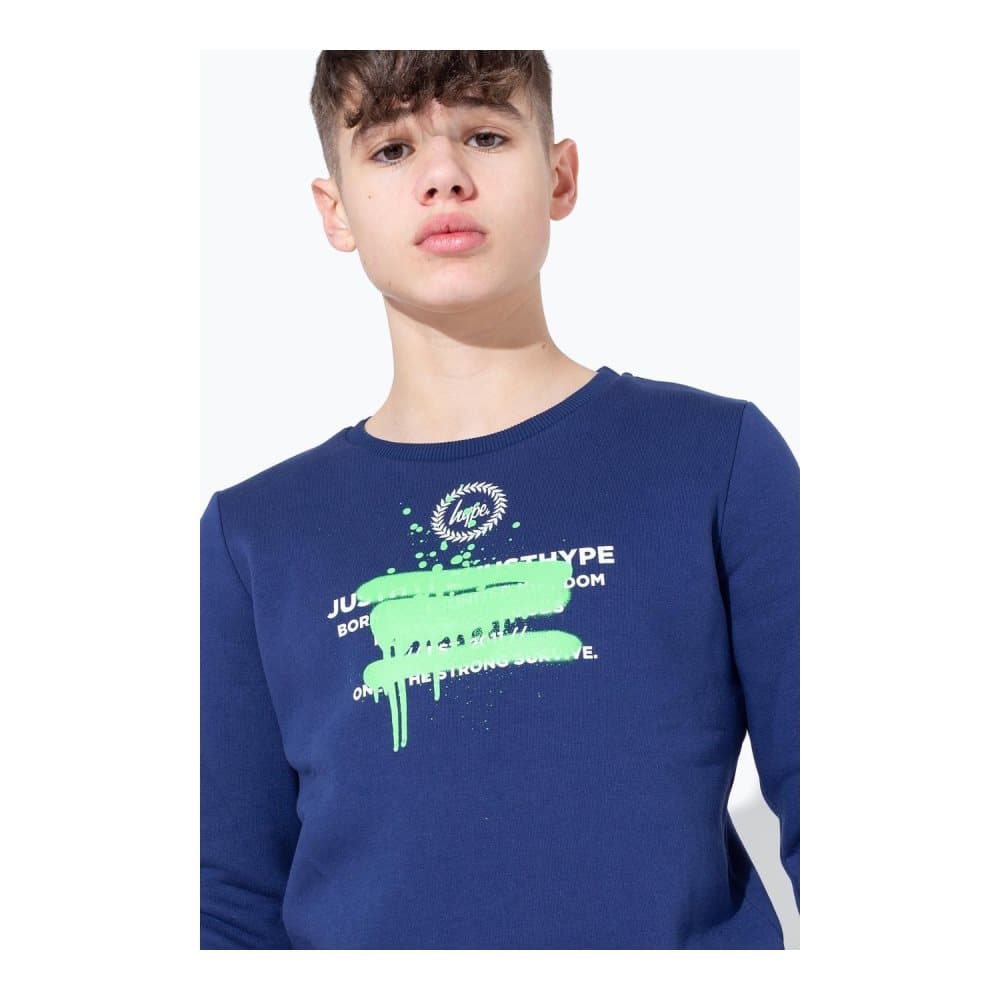 Hype Spray Graffiti Crew Neck för barn / barn