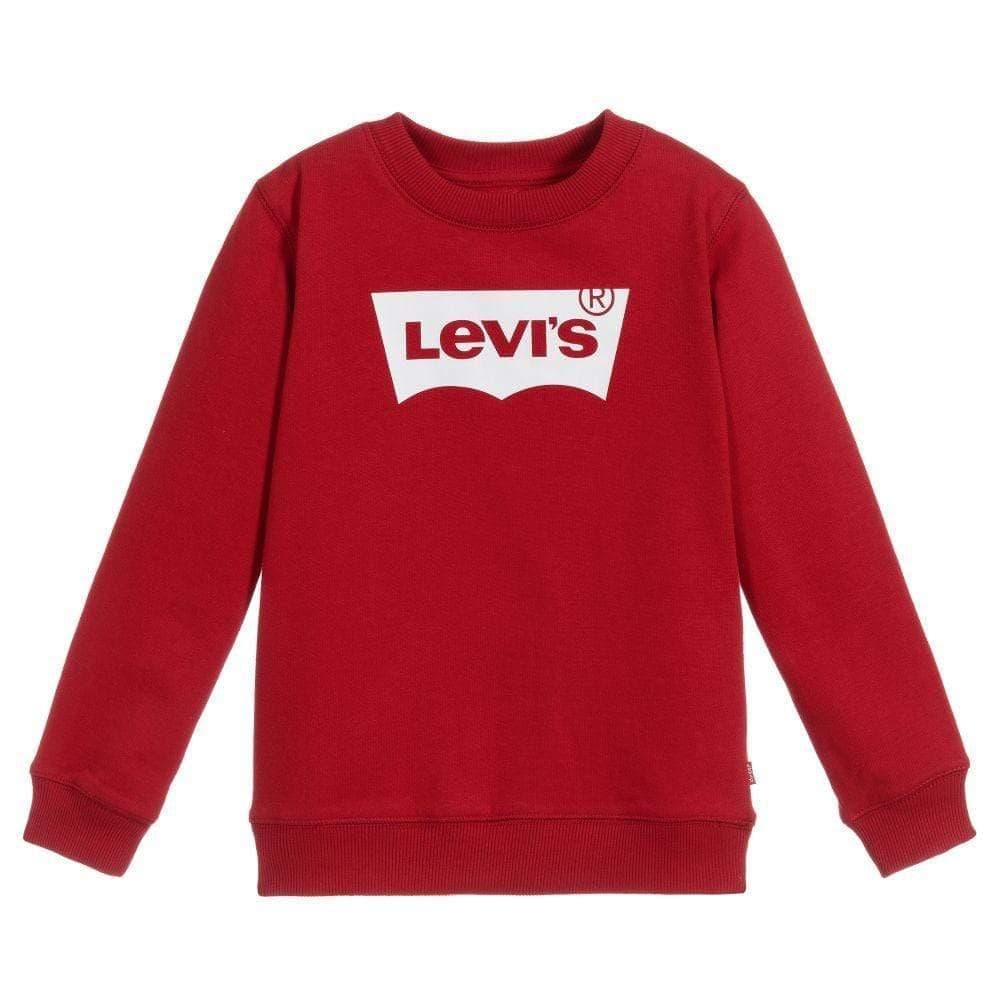 Levis Kids BATWING CREWECK Genser - Red - Nyhet!