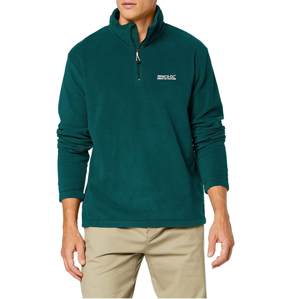 Regatta Thompson Mens Fleece-topp med halv dragkedja