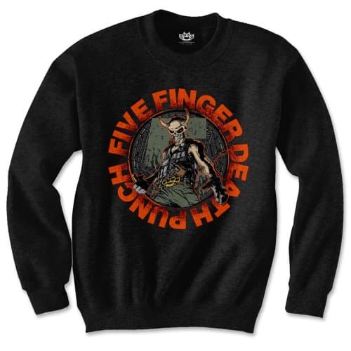 Five Finger Death Punch Unisex Sweatshirt: Seal of Ameth (Small)