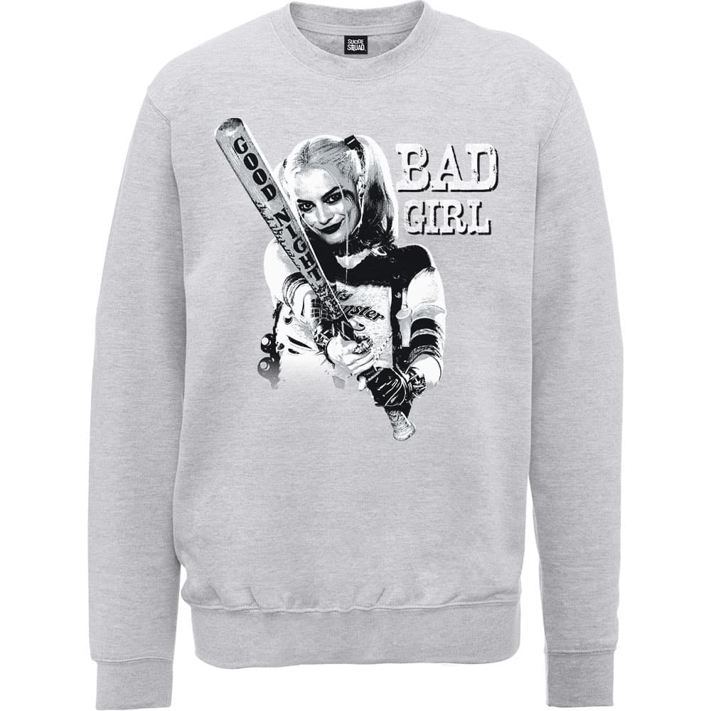 DC Comics Unisex Sweatshirt: Suicide Squad Bad Girl (Large)