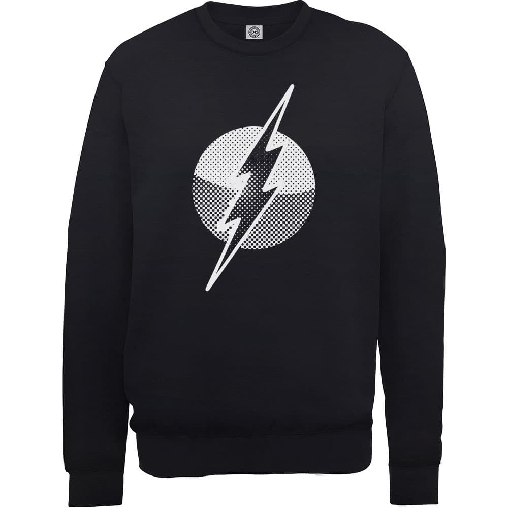 DC Comics Unisex Sweatshirt: Originals Flash Spot Logo (X-Large)