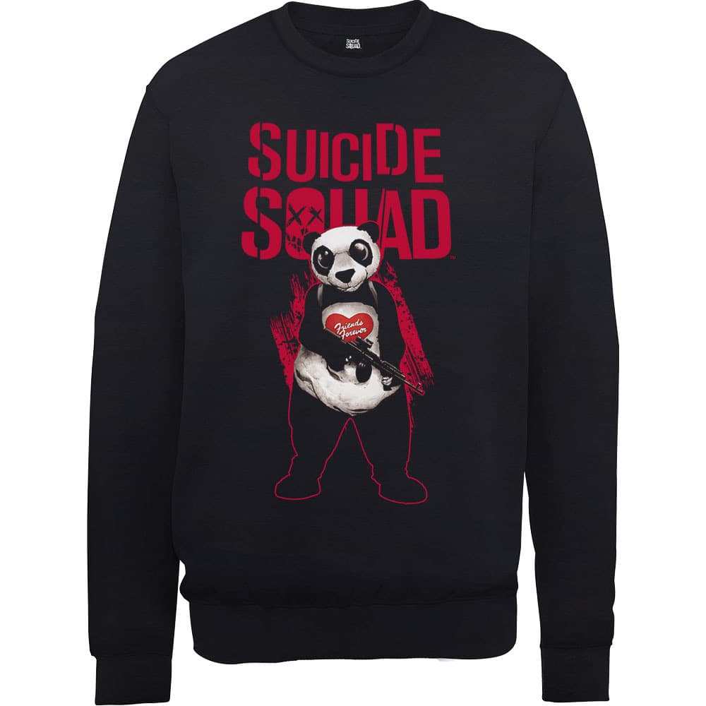DC Comics Unisex Sweatshirt: Suicide Squad Panda Squad (X-Large)