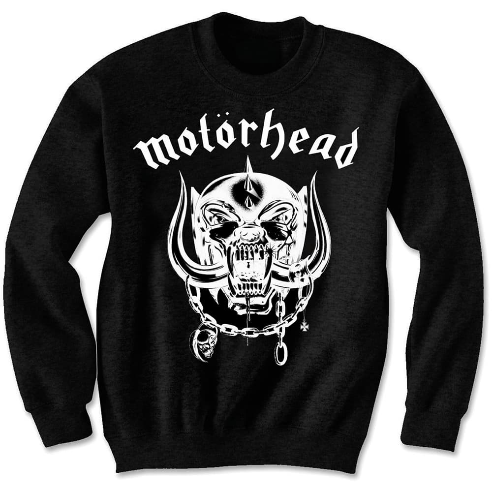 Motorhead Unisex Sweatshirt: England with Puff Print Finishing (XX-Large)
