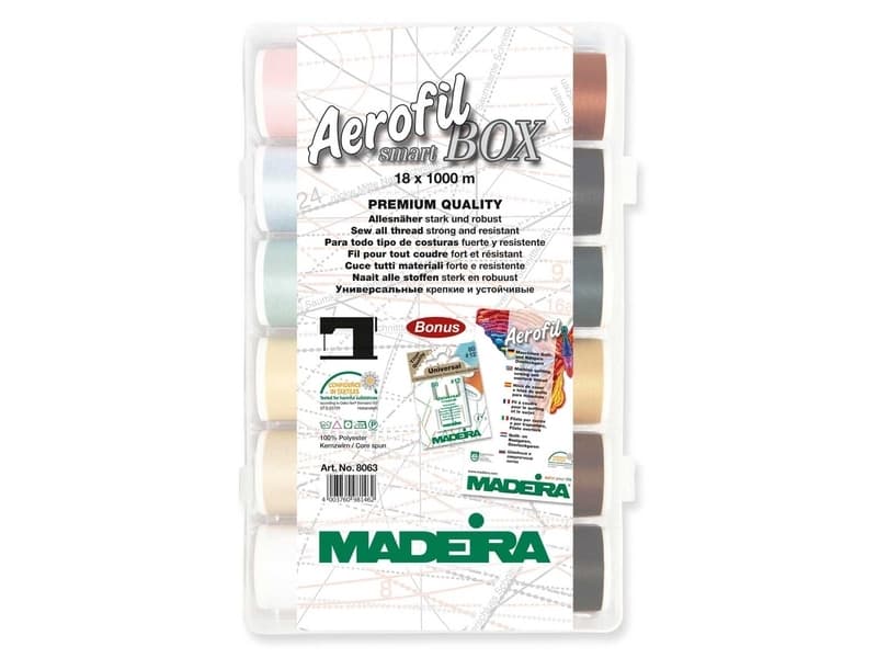 Madeira 8063, Symaskin, Multi, Polyester, 1000 m
