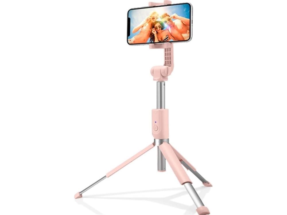 Selfie stick Spigen S540W TRIPOD PEACH Wireless Pink