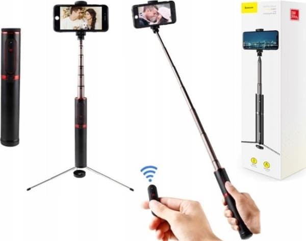 Baseus Selfie Stick + Tripod + Bluetooth Remote For Phone Baseus Sudyzp-d19
