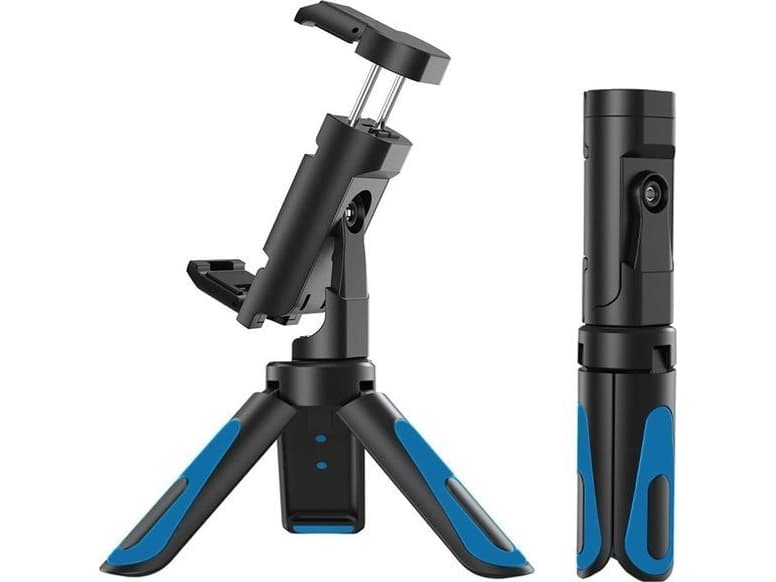 Apexel Holder Apexel APL-JJ08 Stand Mini Tripod tripod 360 phone holder Blue universal