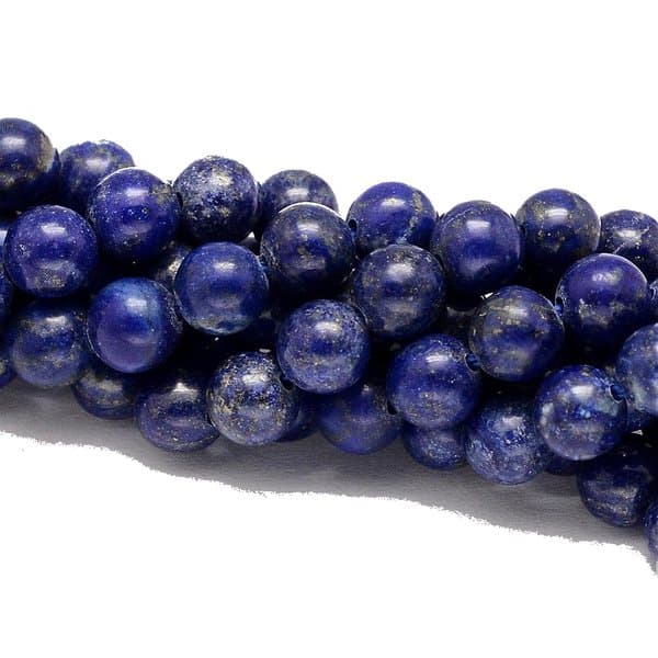 mörkblå Lapis Lazuli 2 mix 6 mm och 4 mm