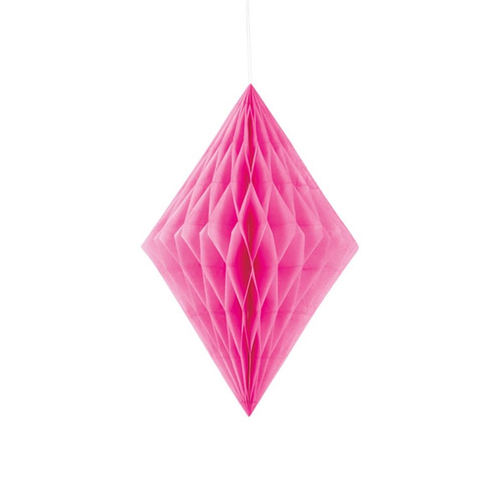 Unique Party Diamond Shaped Hanging Paper Decorations