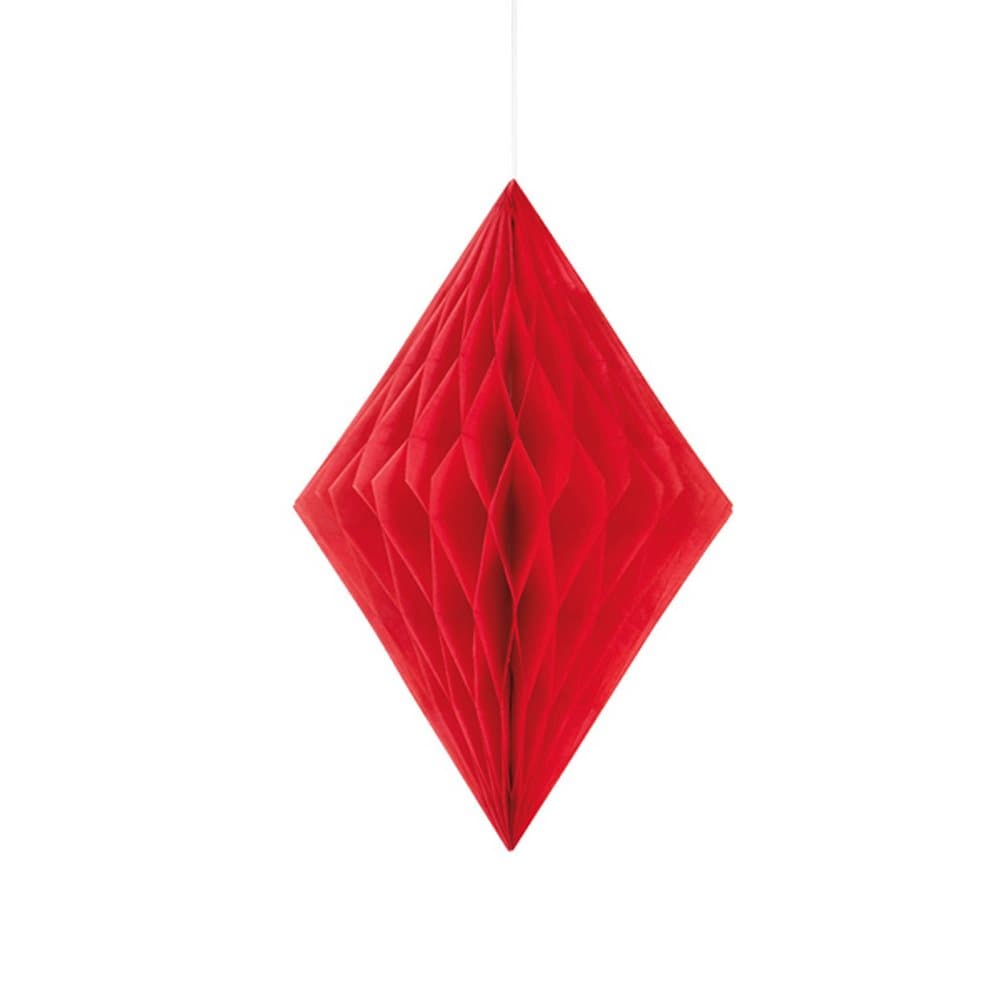 Unique Party Diamond Shaped Hanging Paper Decorations