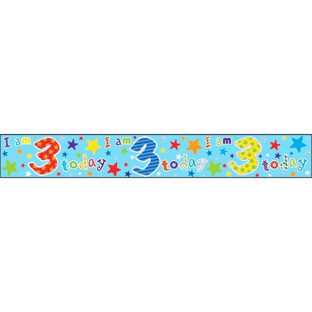 Simon Elvin I Am Various Ages Today Foil Birthday Banner