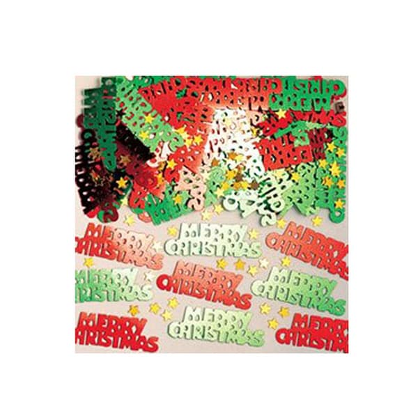 Amscan Merry Christmas Metallic Confetti