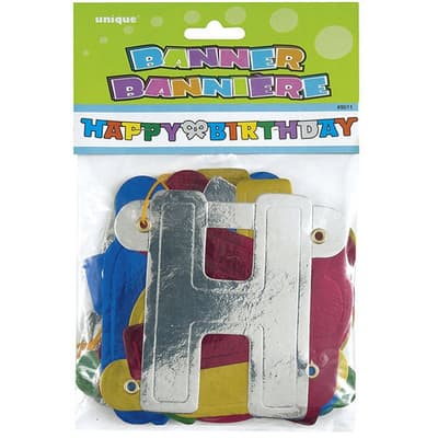 Unique Party Happy Birthday Jointed Letter Banner