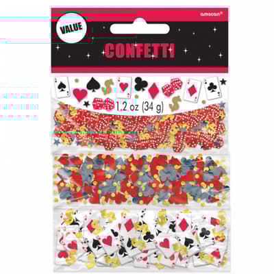 Amscan 3 Pack Value Casino Confetti